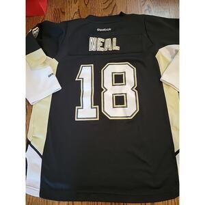 Reebok James Neal Pittsburgh Penguins Jersey NHL Hockey Youth Size L/XL Boys